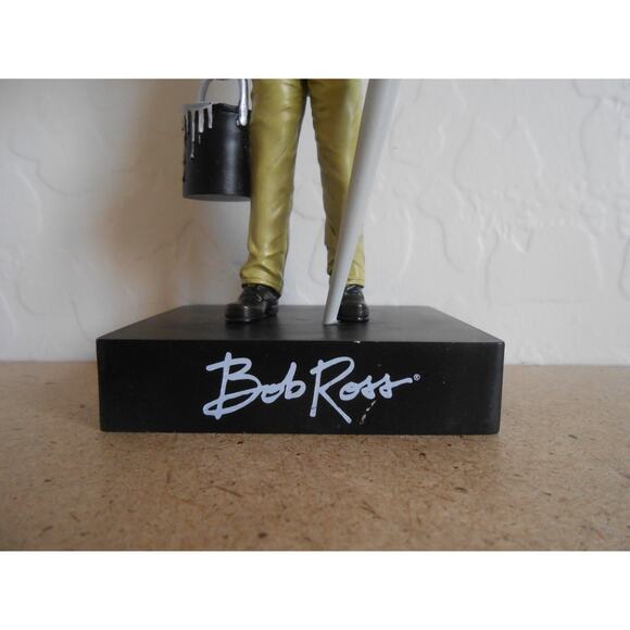 Bob Ross Figure The Joy Of Painting Bobblehead Hand Painted Head Knockers - Picture 14 of 16